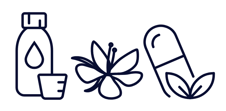Icônes de différentes médecines